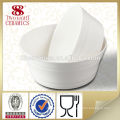 Wholesale dinnerware Japanese bowl set cool white cute cereal bowl